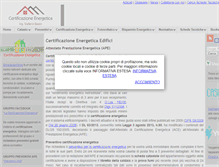 Tablet Screenshot of la-certificazione-energetica.net
